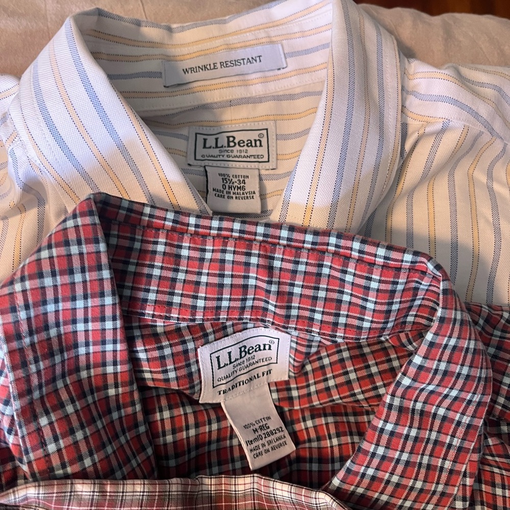 Lot of 10 - L.L. Bean Button Down Shirts - Picture 6 of 6